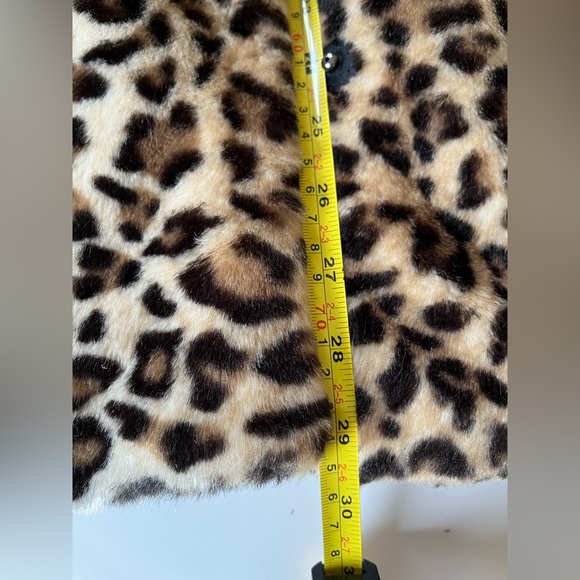 Gap faux fur leopard print coat - Picture 11 of 11